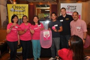 ICanServe volunteer and trustees with OtterBox ang Tenkiebox representatives