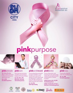 It’s a purposely pink October at SM City Cebu in cooperation with ICANSERVE Cebu Chapter
